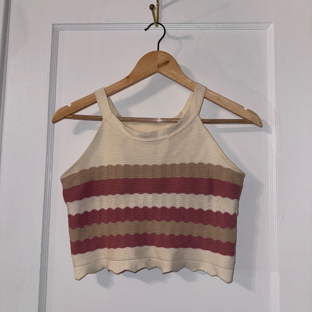 Kori Crochet Crop Tank